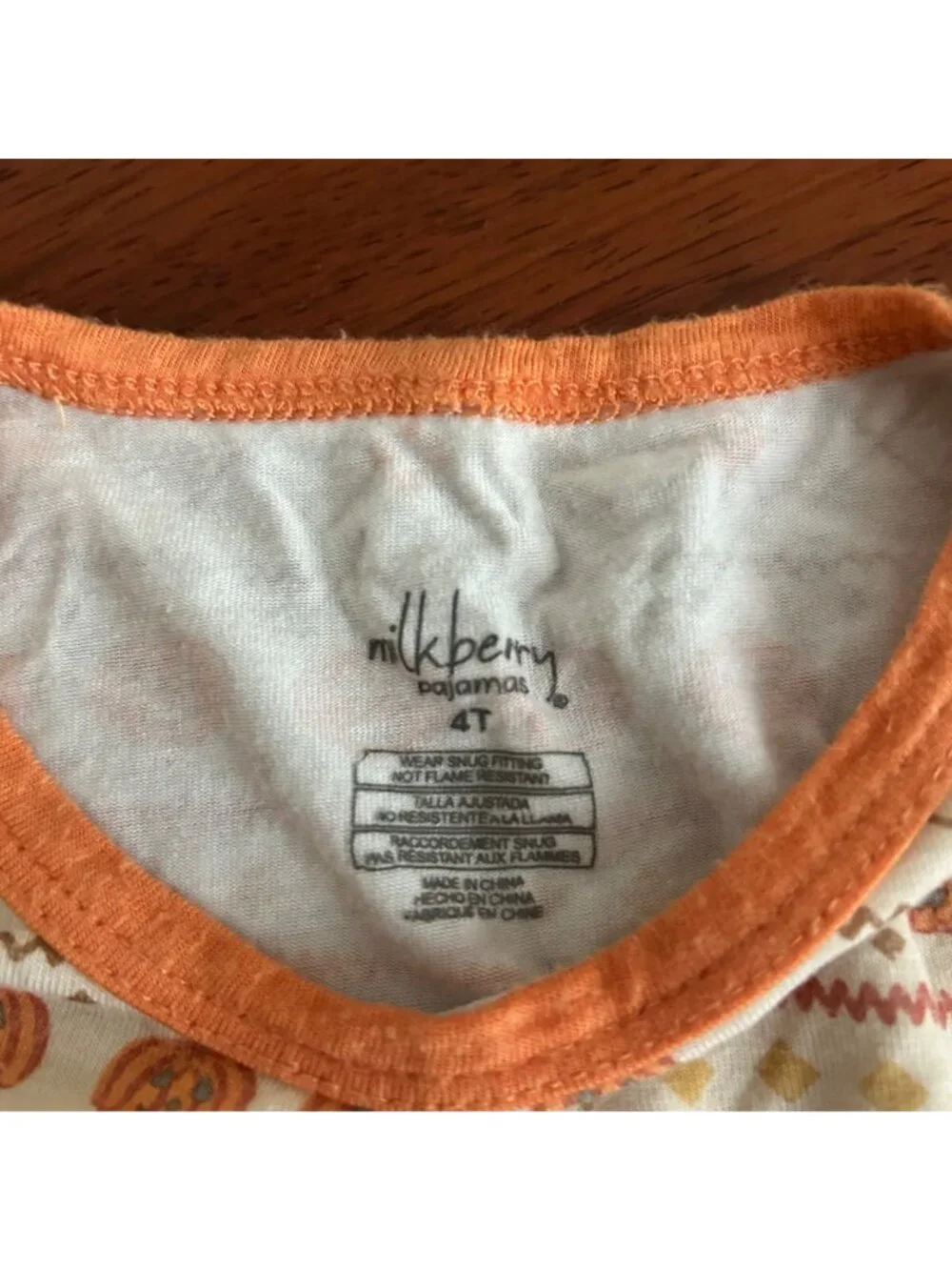 Milkberry Pajamas 2 Piece Pajama Set Halloween Size 4T Boy Girl